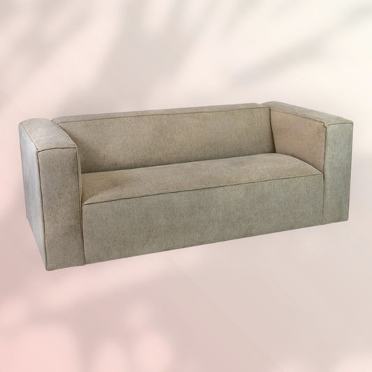 Scandinavische bank Memphis 2,5-zits taupe stof gemêleerd