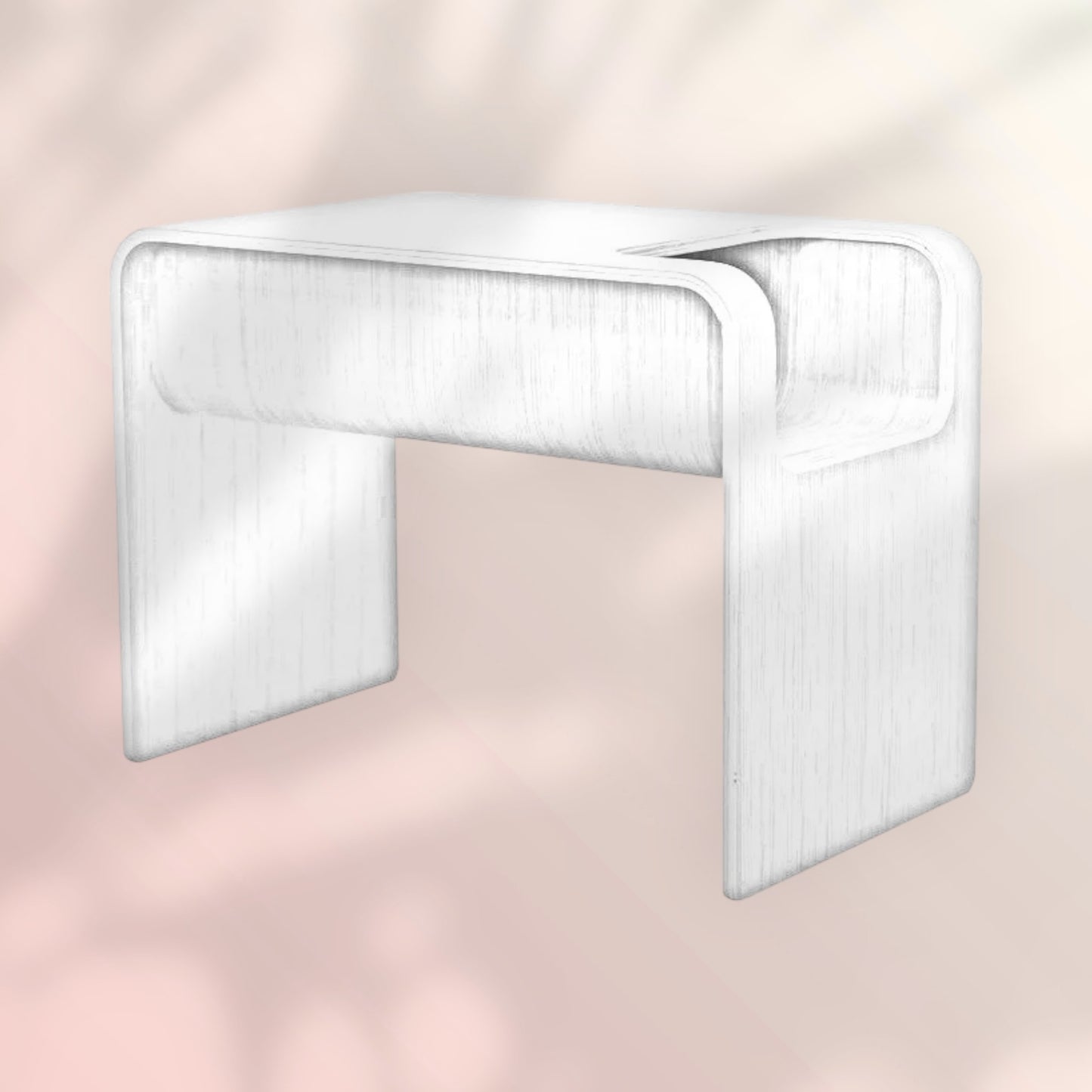 Scandinavische bijzettafel / salontafel Isla 60x35x45 walnoot