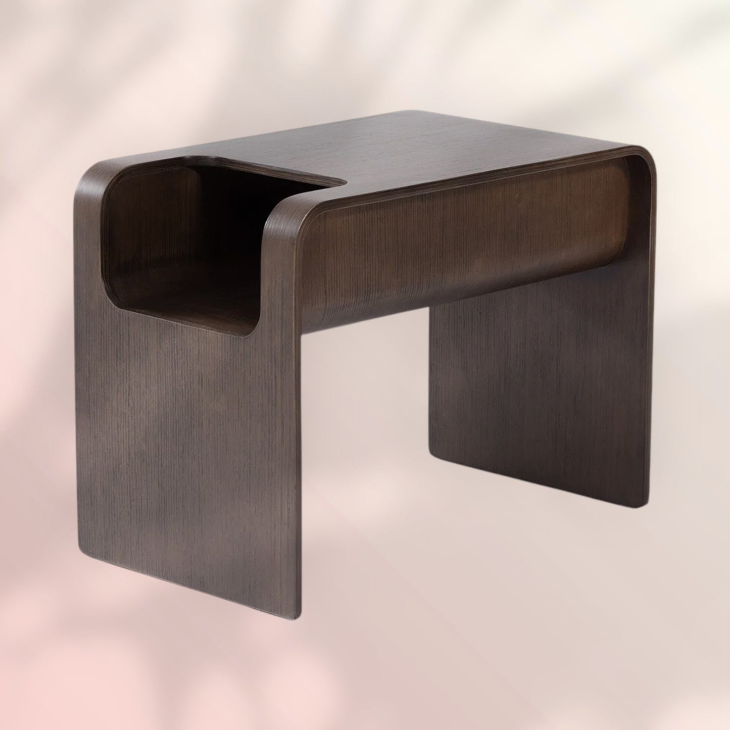 Scandinavische bijzettafel / salontafel Isla 60x35x45 walnoot