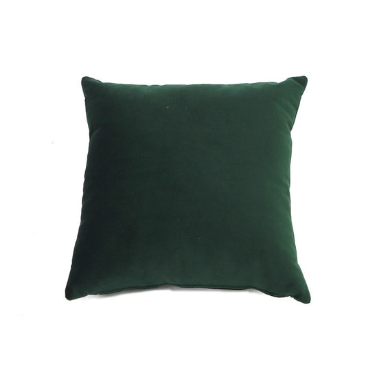 Sierkussen Anna velvet donkergroen 45 x 45 cm