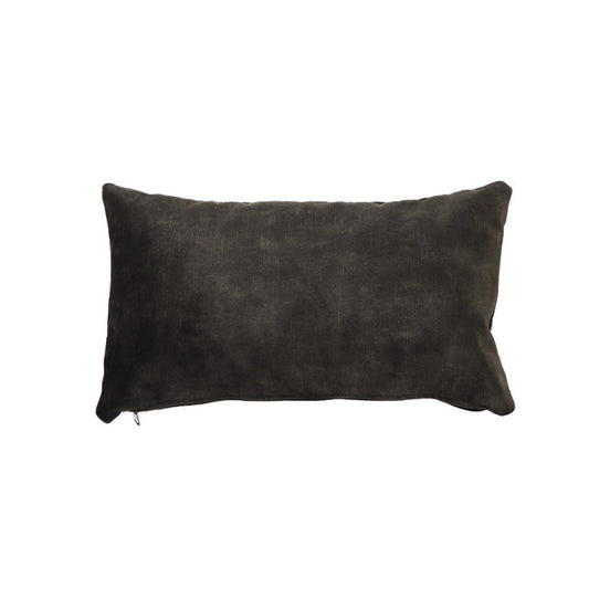 Sierkussen Beau velvet antraciet 25 x 45 cm