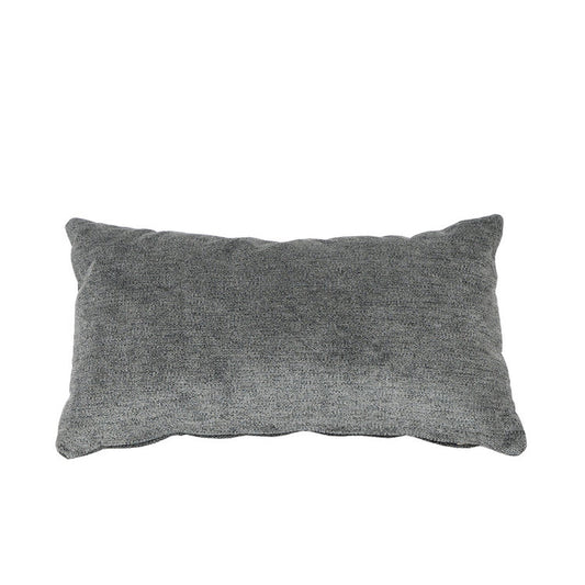 Sierkussen Myles stof gemêleerd antraciet 25 x 45 cm