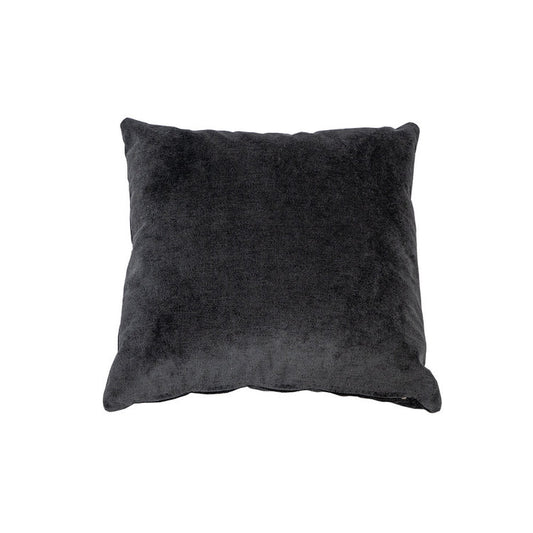 Sierkussen Myles stof gemêleerd zwart 45 x 45 cm