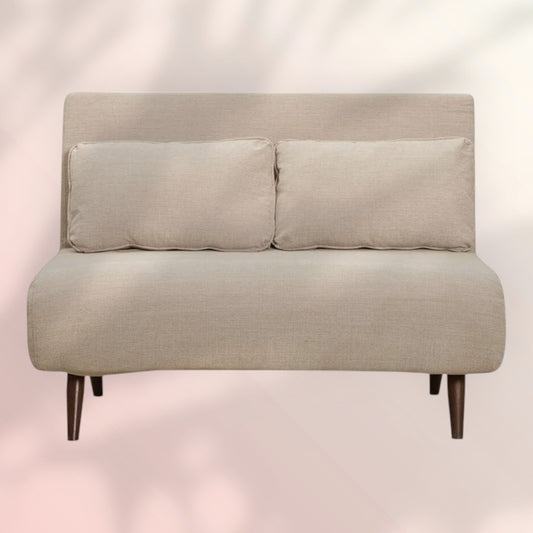 Slaapbank 1,5 persoons Kristian gerecyclede stof beige