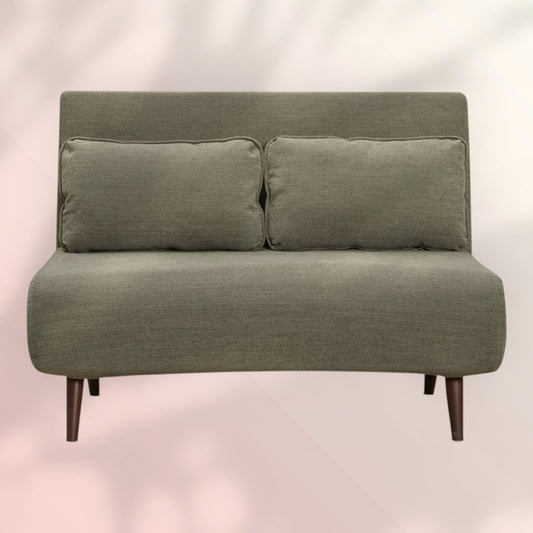 Slaapbank 1,5 persoons Kristian gerecyclede stof groen