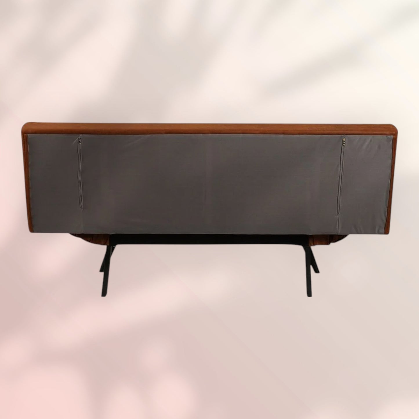 Slaapbank 1,5-persoons Timo cognac eco-leer