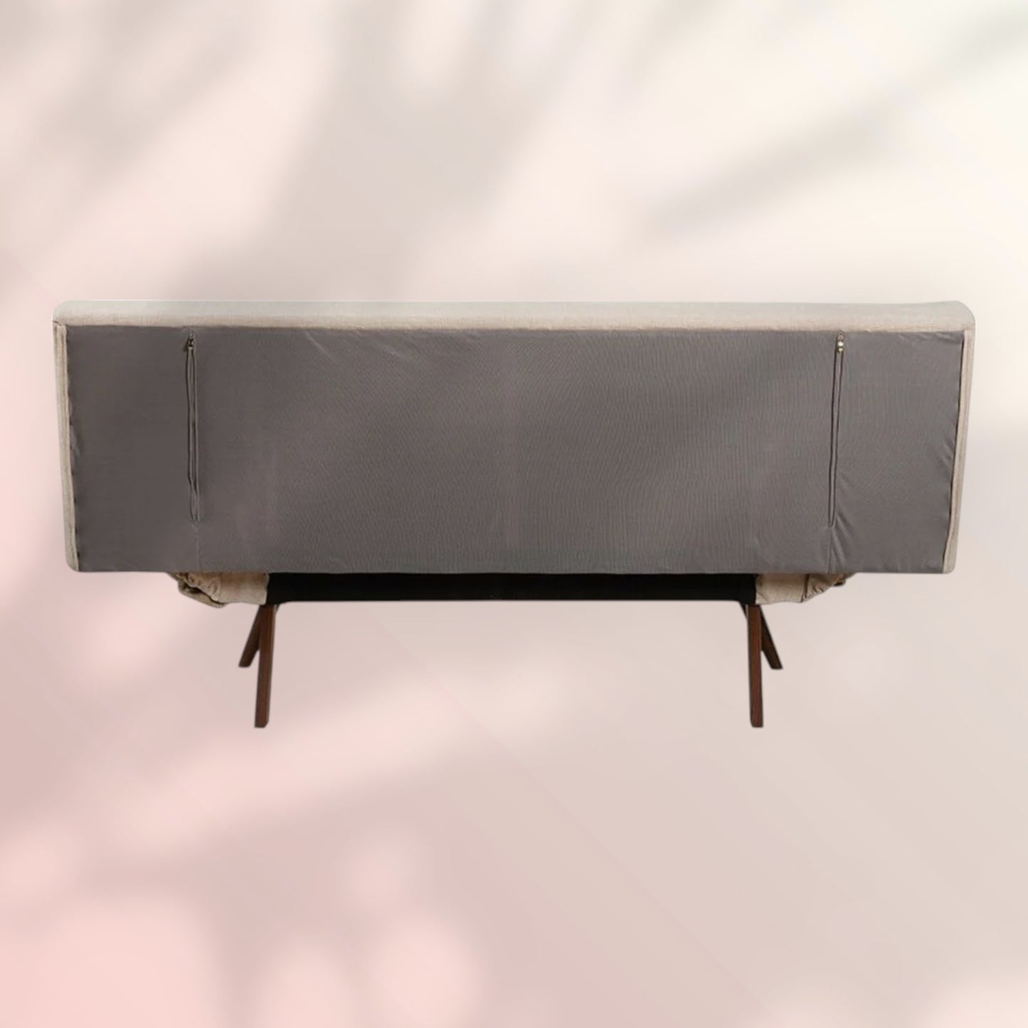 Slaapbank 1,5 persoons Timo gerecyclede stof beige