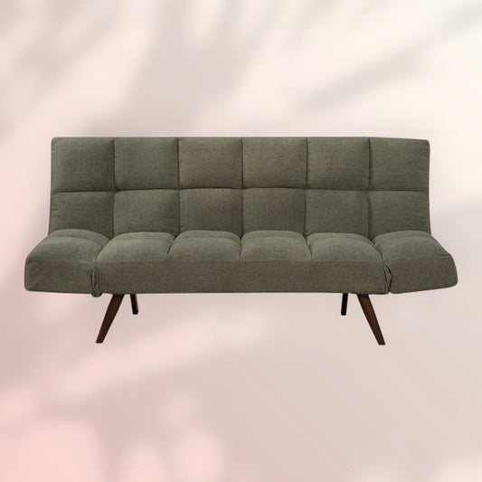 Slaapbank 1,5 persoons Timo gerecyclede stof groen