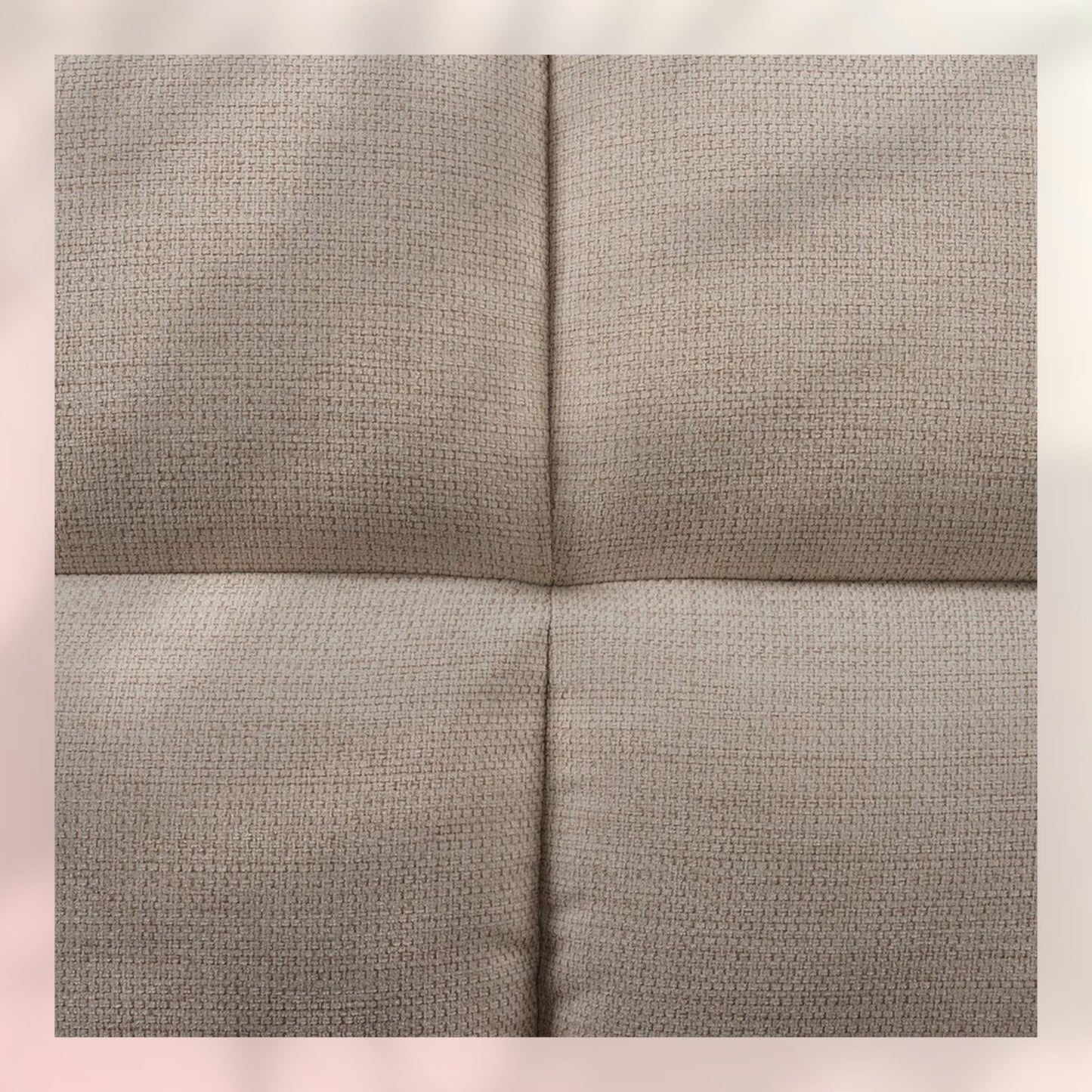 Slaapbank 1,5 persoons Timo gerecyclede stof beige