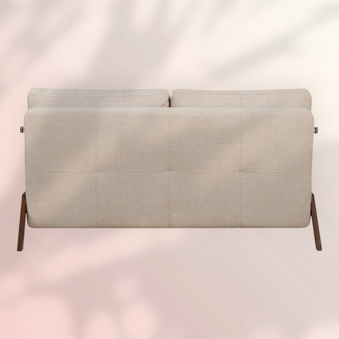 Slaapbank 2 persoons Mikko gerecyclede stof beige