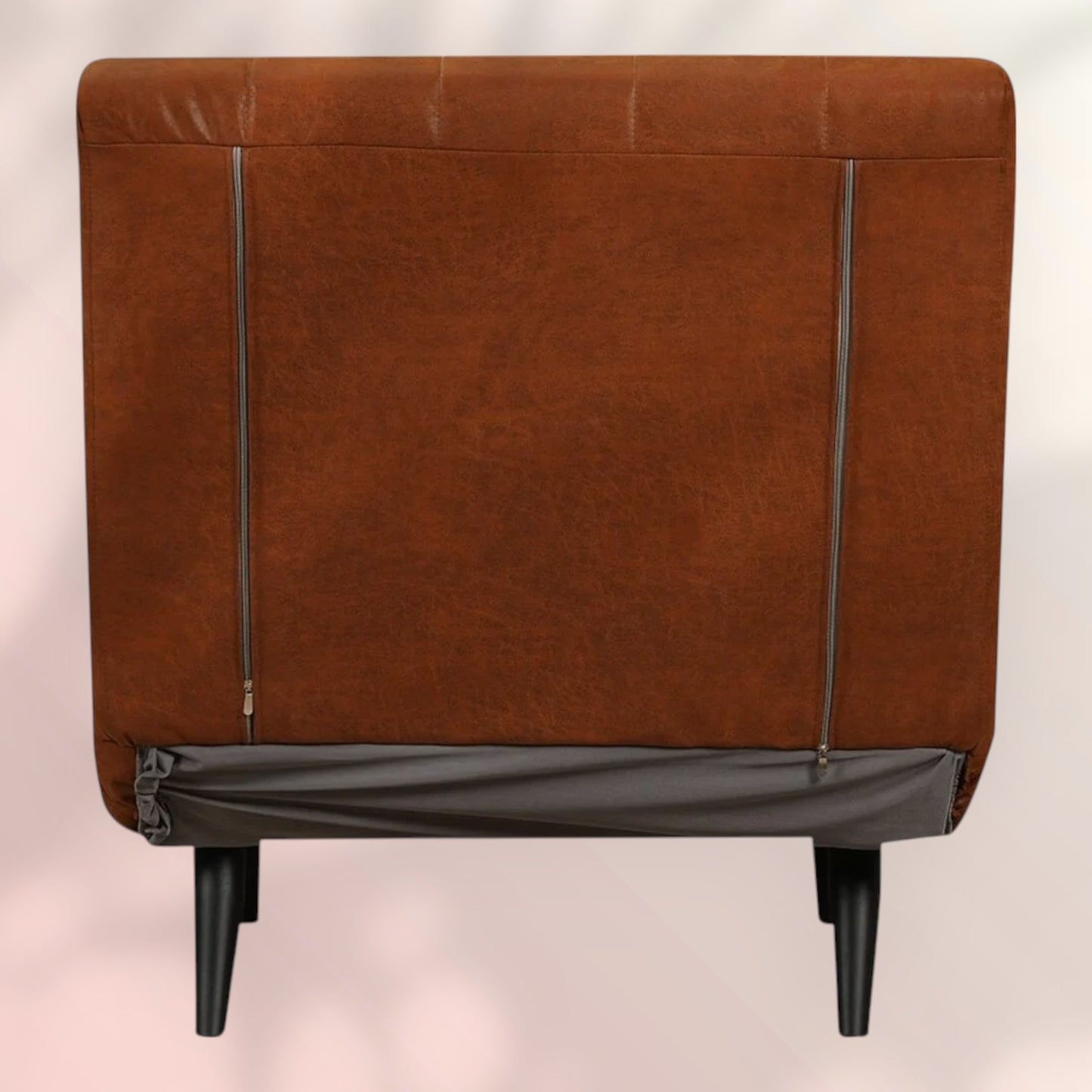 Slaapfauteuil Hanna cognac eco-leer