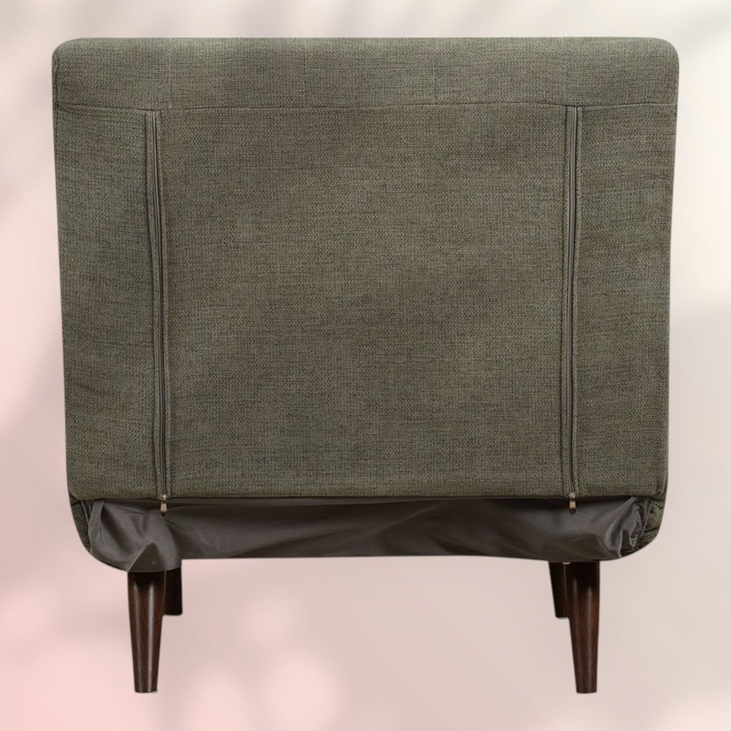 Slaapfauteuil Hanna gerecyclede stof groen