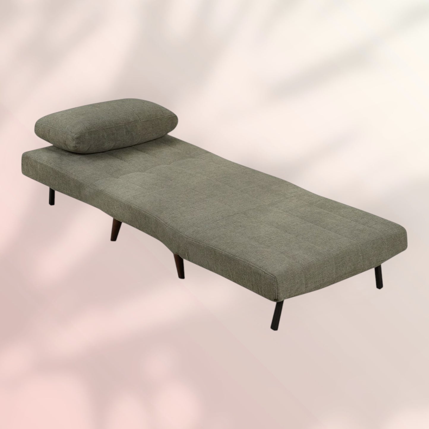 Slaapfauteuil Hanna gerecyclede stof groen
