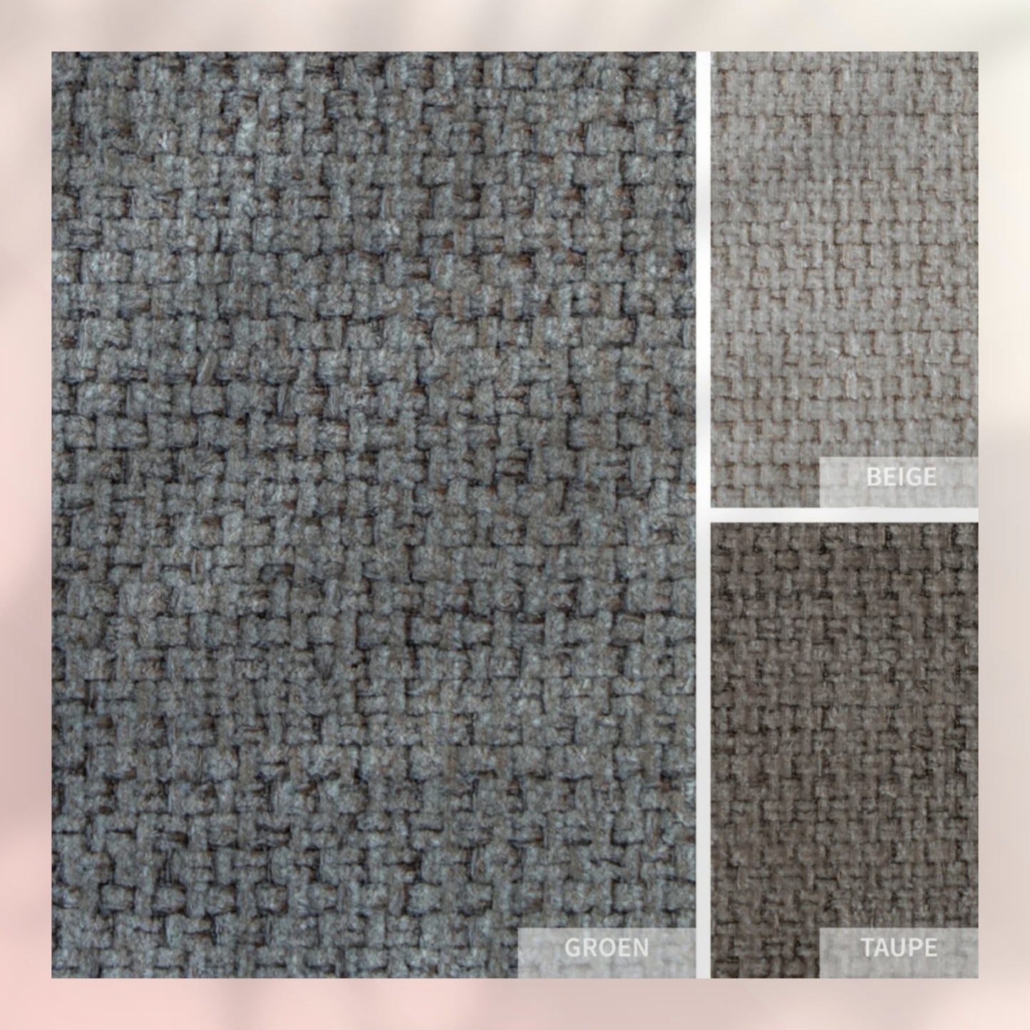 Slaapfauteuil Hanna gerecyclede stof groen