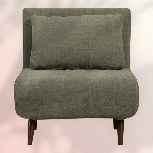 Slaapfauteuil Hanna gerecyclede stof groen