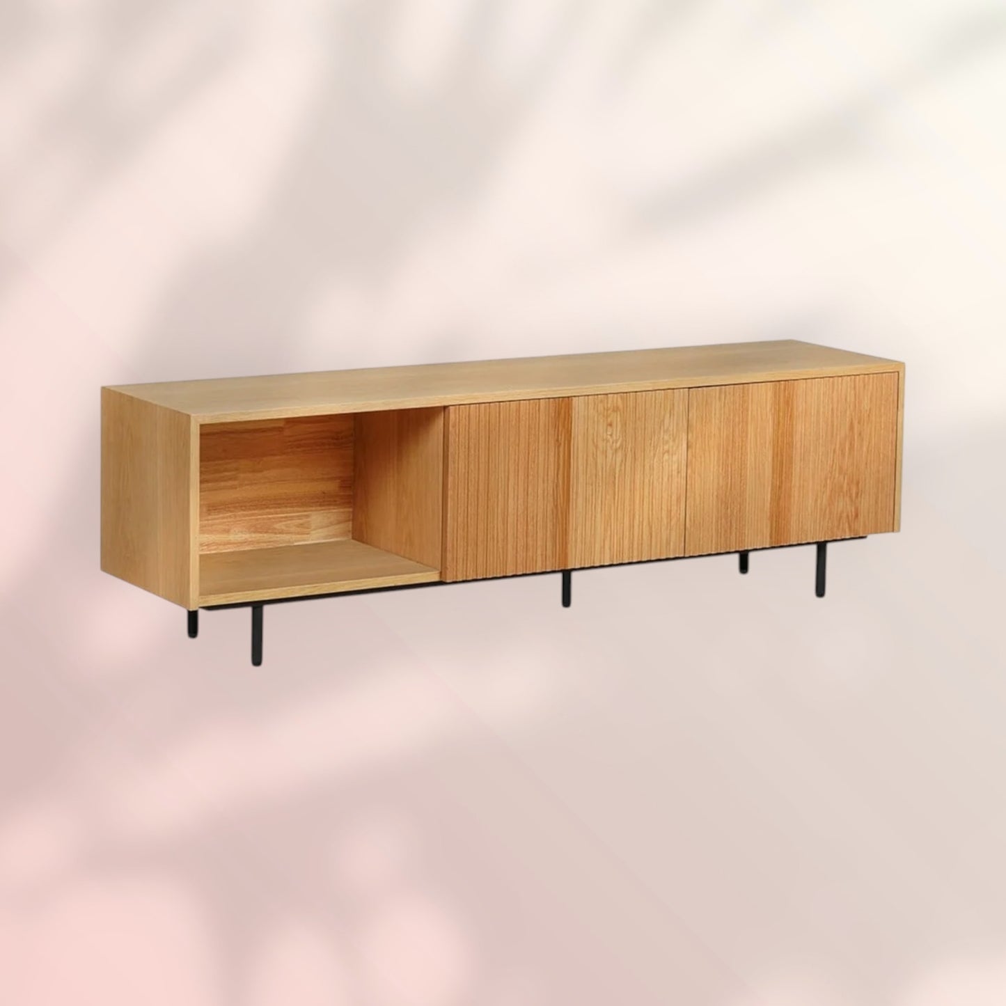 Tv-meubel Ray blank eiken 150 cm