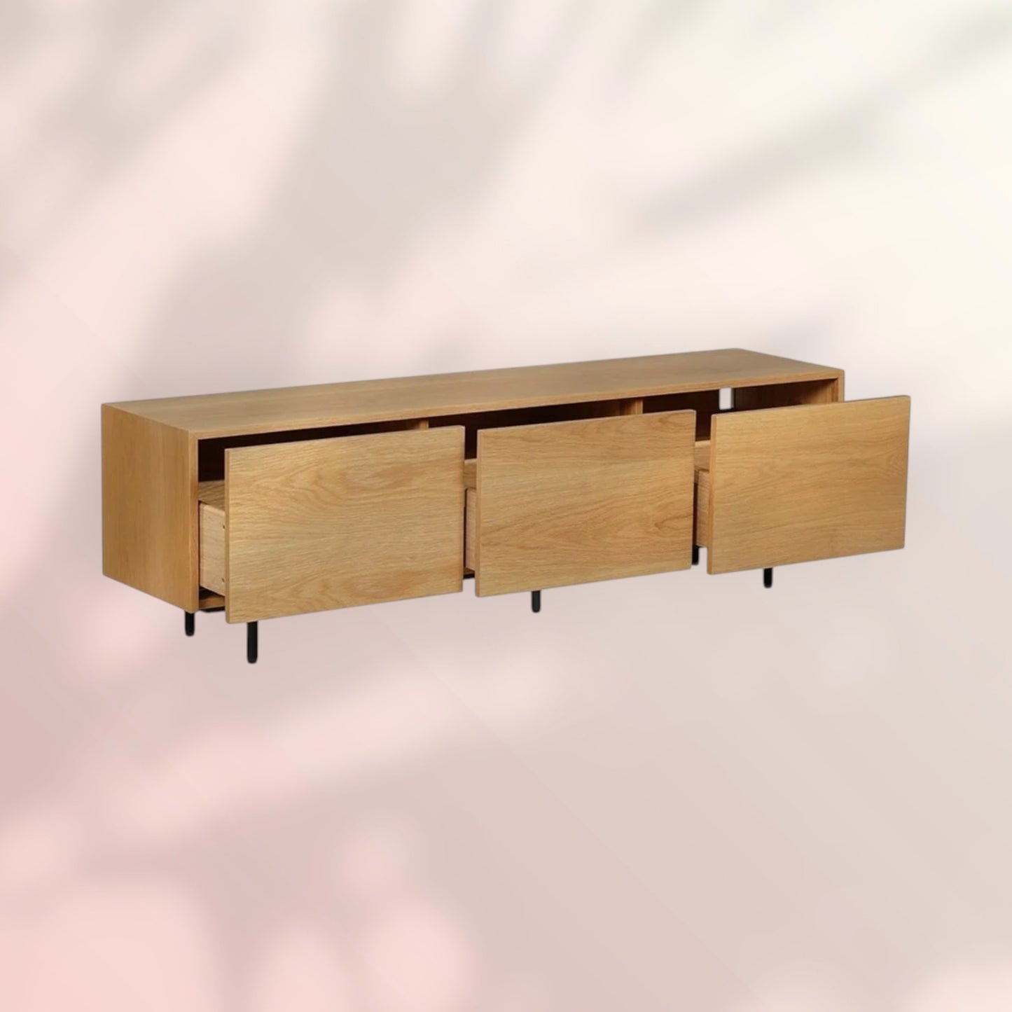 Tv-meubel Thomas blank eiken 150 cm