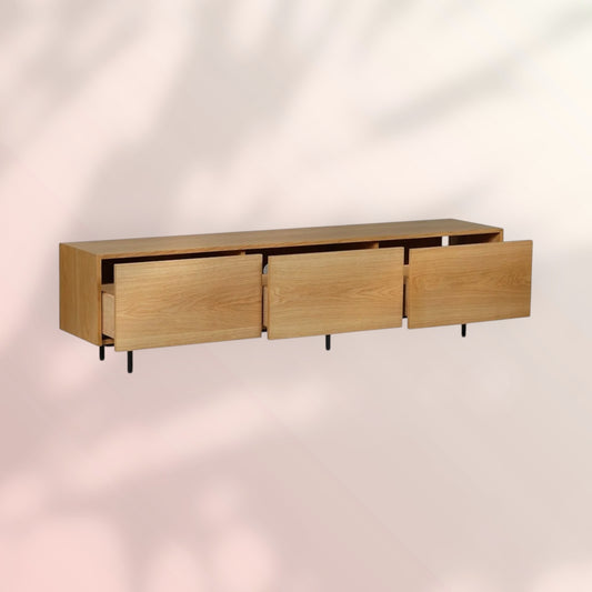 Tv-meubel Thomas blank eiken 180 cm