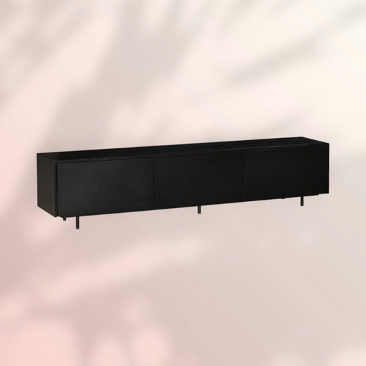 Tv-meubel Thomas zwart eiken 180 cm