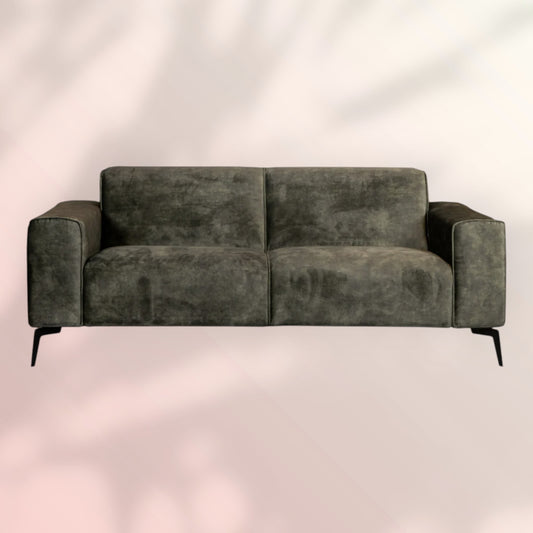 Velvet bank 2,5-zits Vegas donkergroen