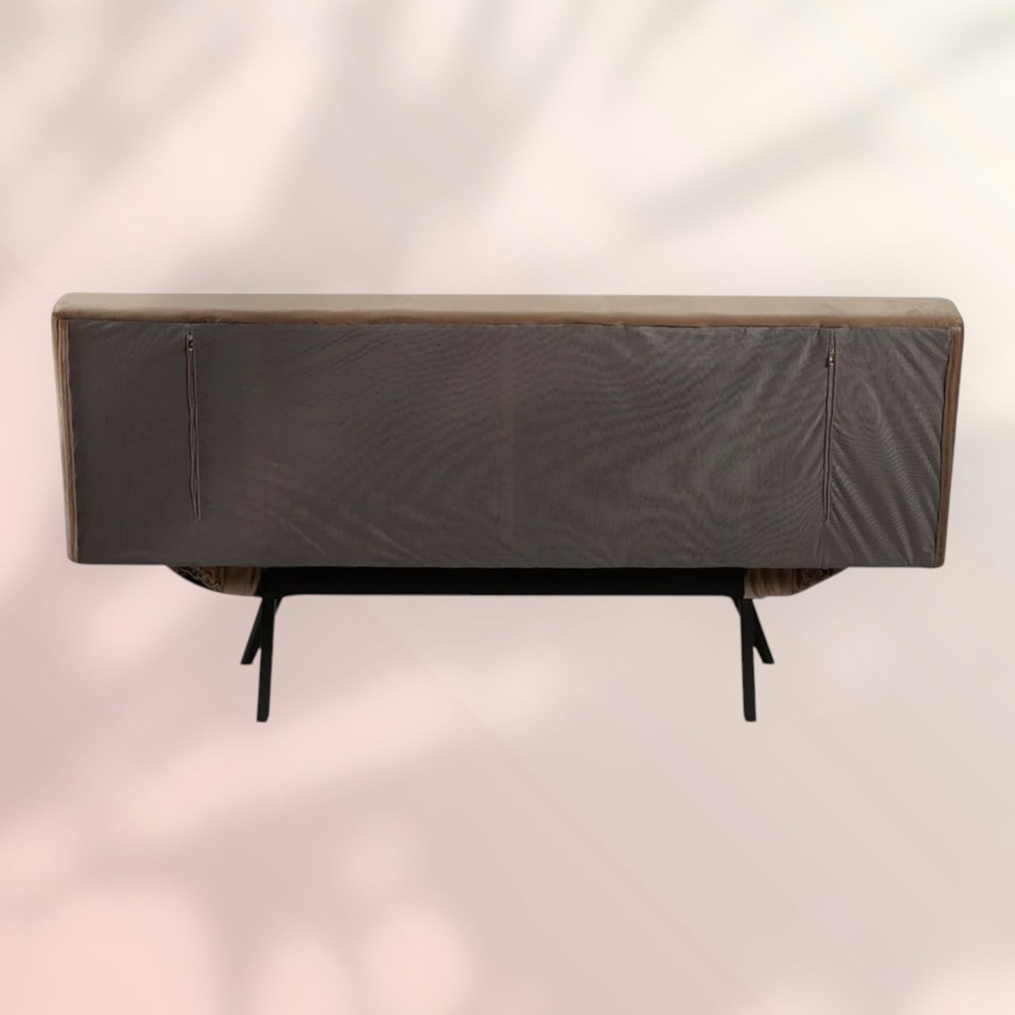 Velvet slaapbank 1,5 persoons Timo taupe