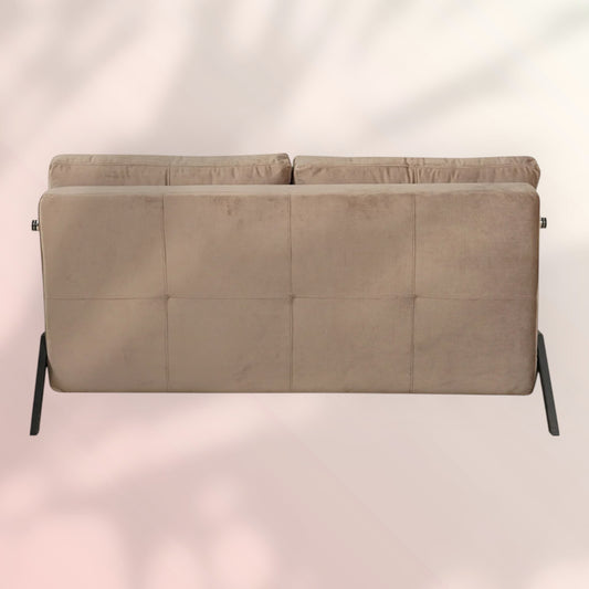 Velvet slaapbank 2 persoons Mikko taupe