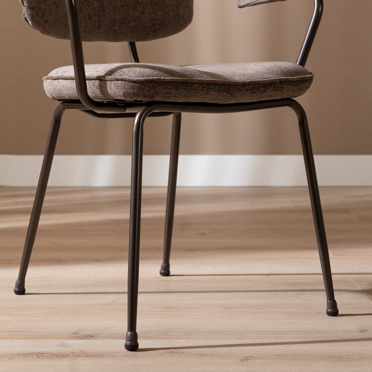 Vloerbeschermer set (voor 4 poten) bruin Ø14-19 mm