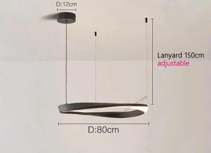 Design hanglamp zwart perfectie van imperfectie | Lucerna