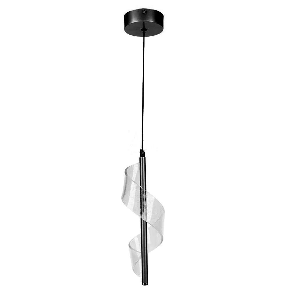 Modern Spiral Pendant Light for Dining Room & Bedroom