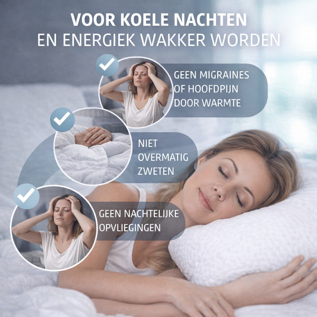 Verkoelend Hoofdkussen met Gel & Traagschuim