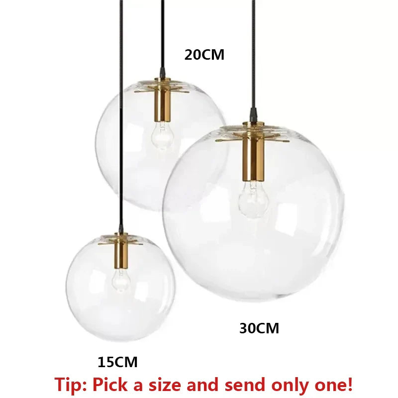 Hanglamp van glas bubbel | Vitrum