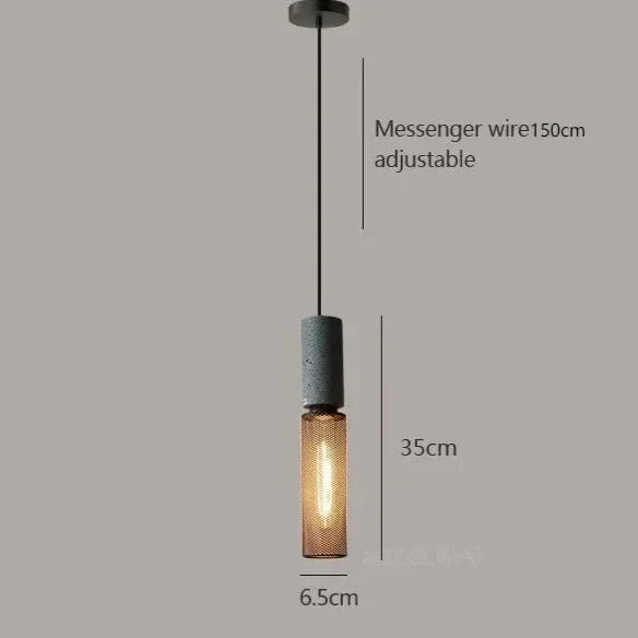 Hanglamp industrieel met betonlook | Spatium