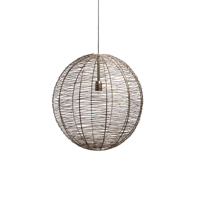 Hanglamp NATHAN antiek brons