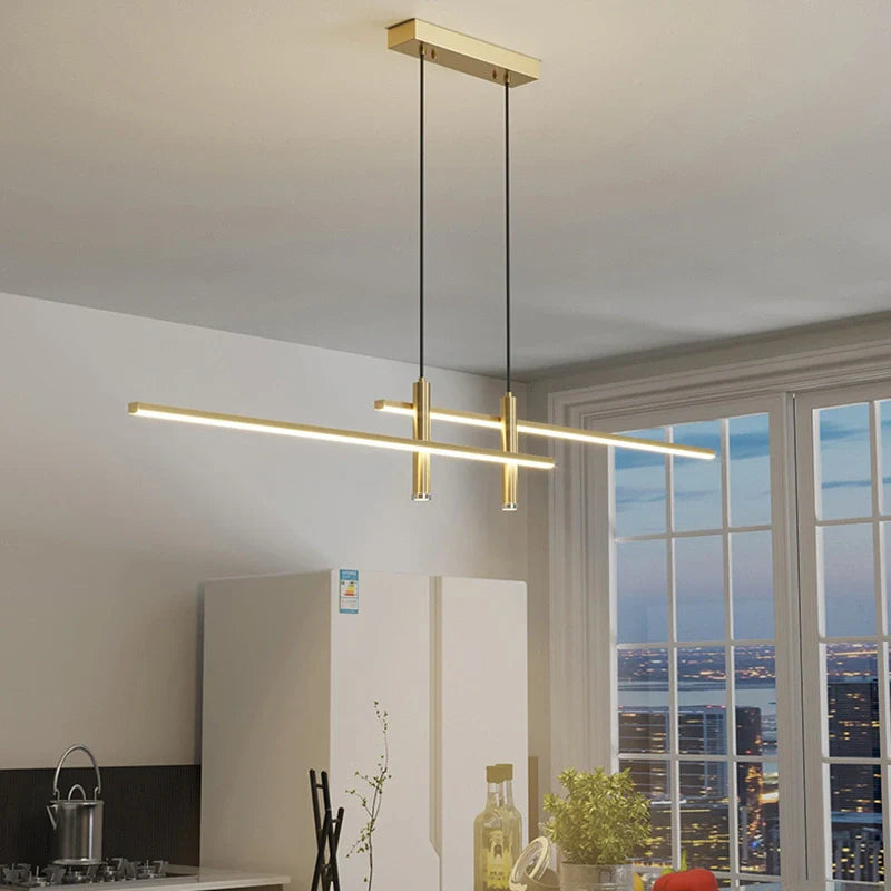 Moderne hanglamp eettafel met afstandsbediening | Eleonora