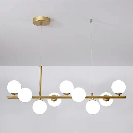 Hanglamp eettafel 9-delig in zwart of goud | Convexum
