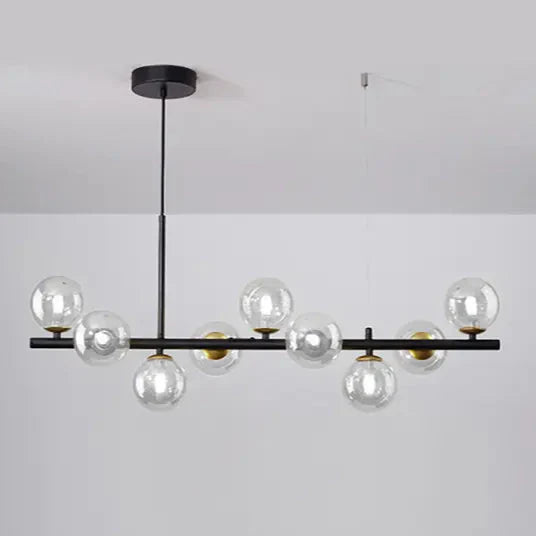 Hanglamp eettafel 9-delig in zwart of goud | Convexum