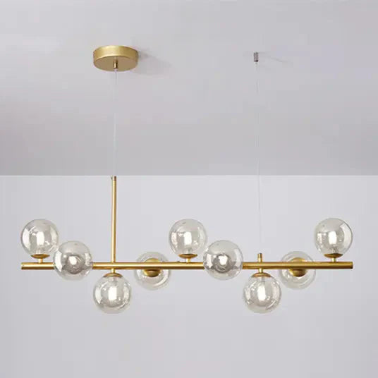 Hanglamp eettafel 9-delig in zwart of goud | Convexum