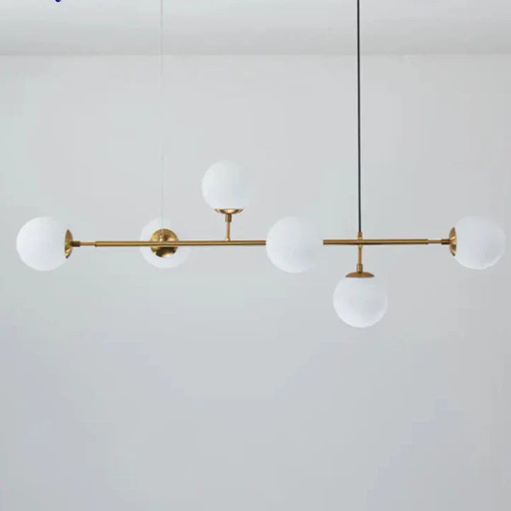 Hanglamp eettafel zwart of goud | Elena