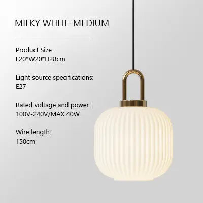 Hanglamp glas melkglas | Vitrum