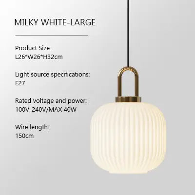 Hanglamp glas melkglas | Vitrum
