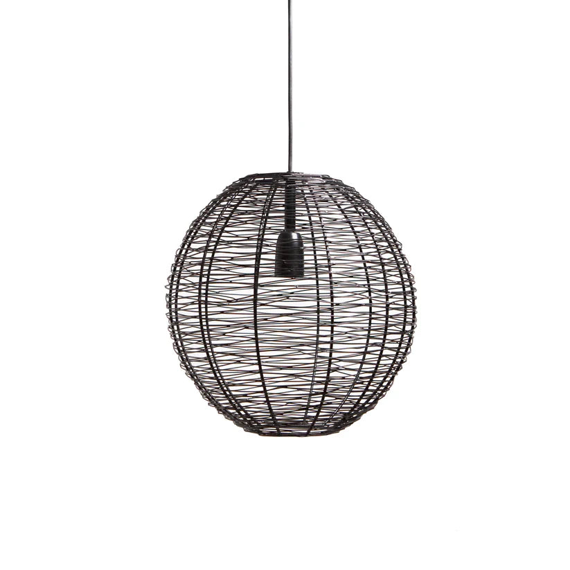 Hanglamp NATHAN mat zwart