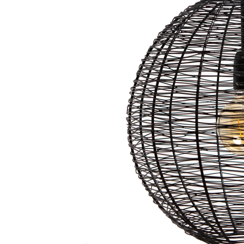 Hanglamp NATHAN mat zwart