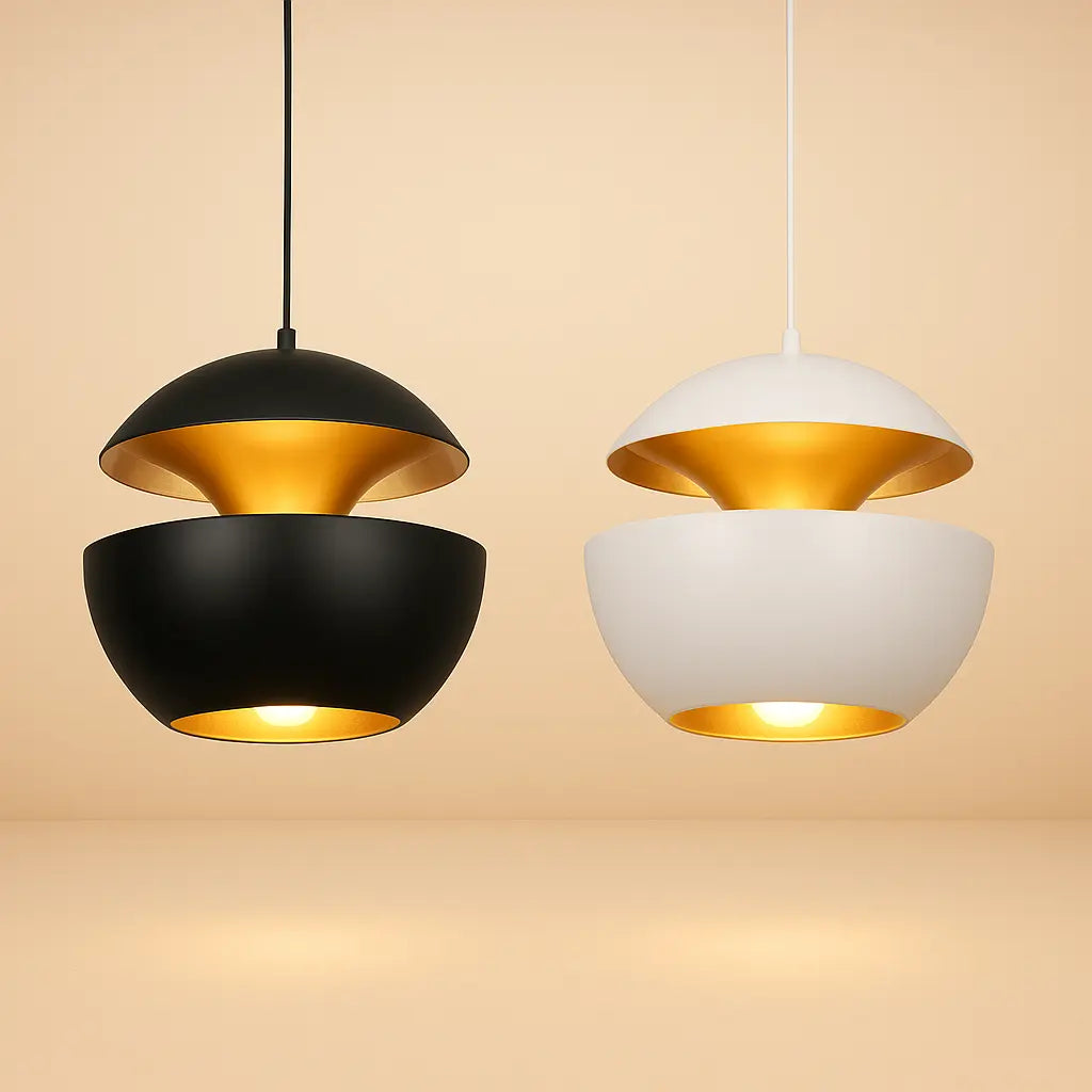 Hanglamp industrieel in zwart of wit | Aurum