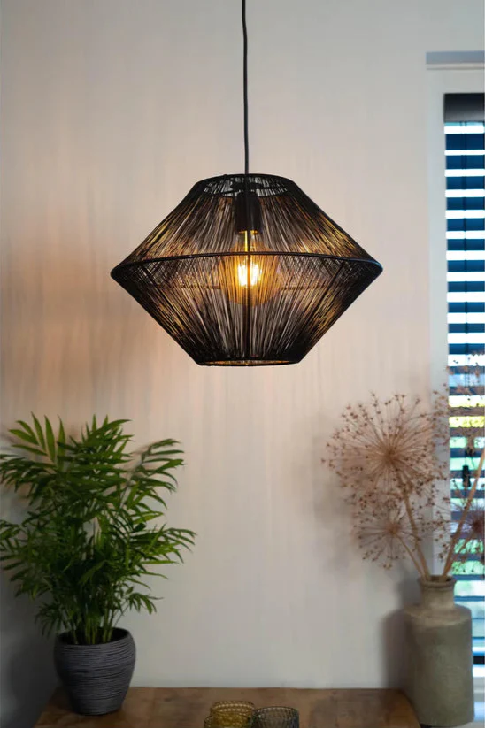 Hanglamp CHARLY mat zwart