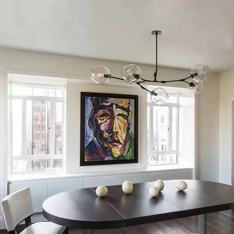 Hanglamp woonkamer beweegbare armen | Convexum