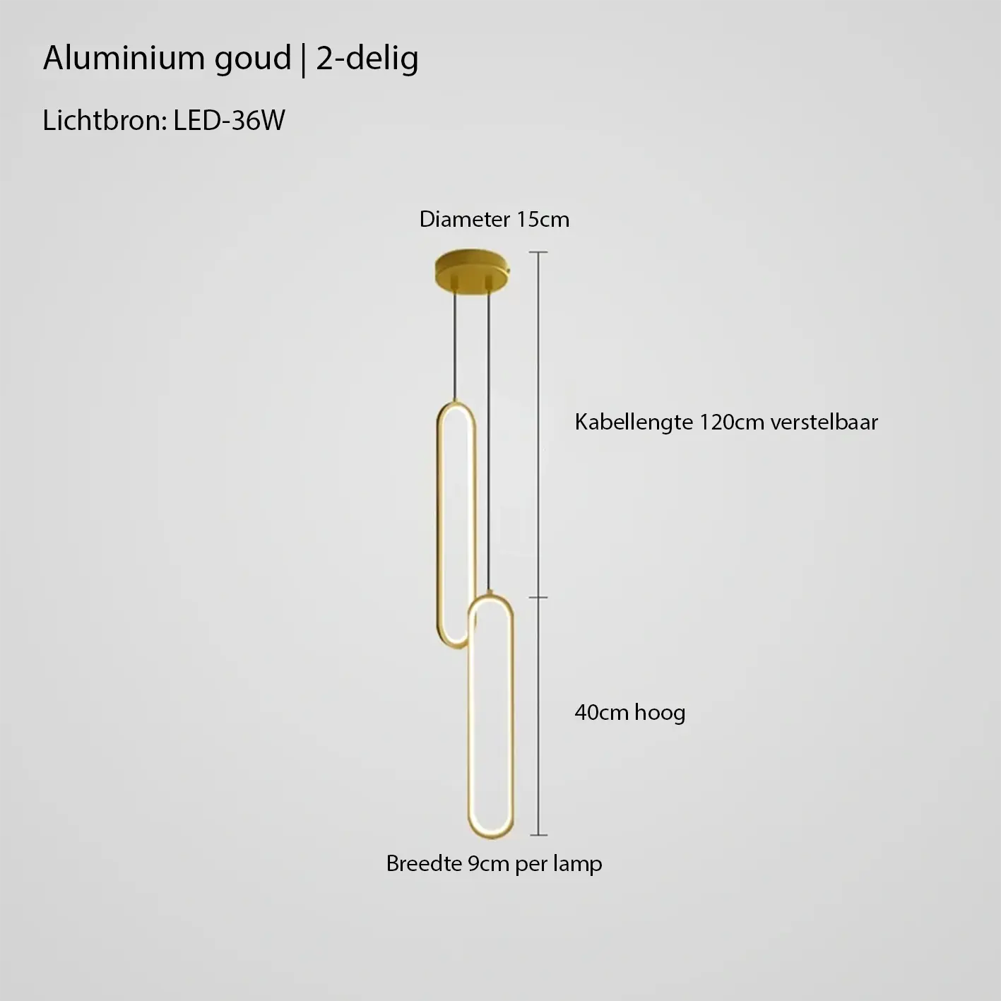 Moderne hanglamp slaapkamer | Isabella