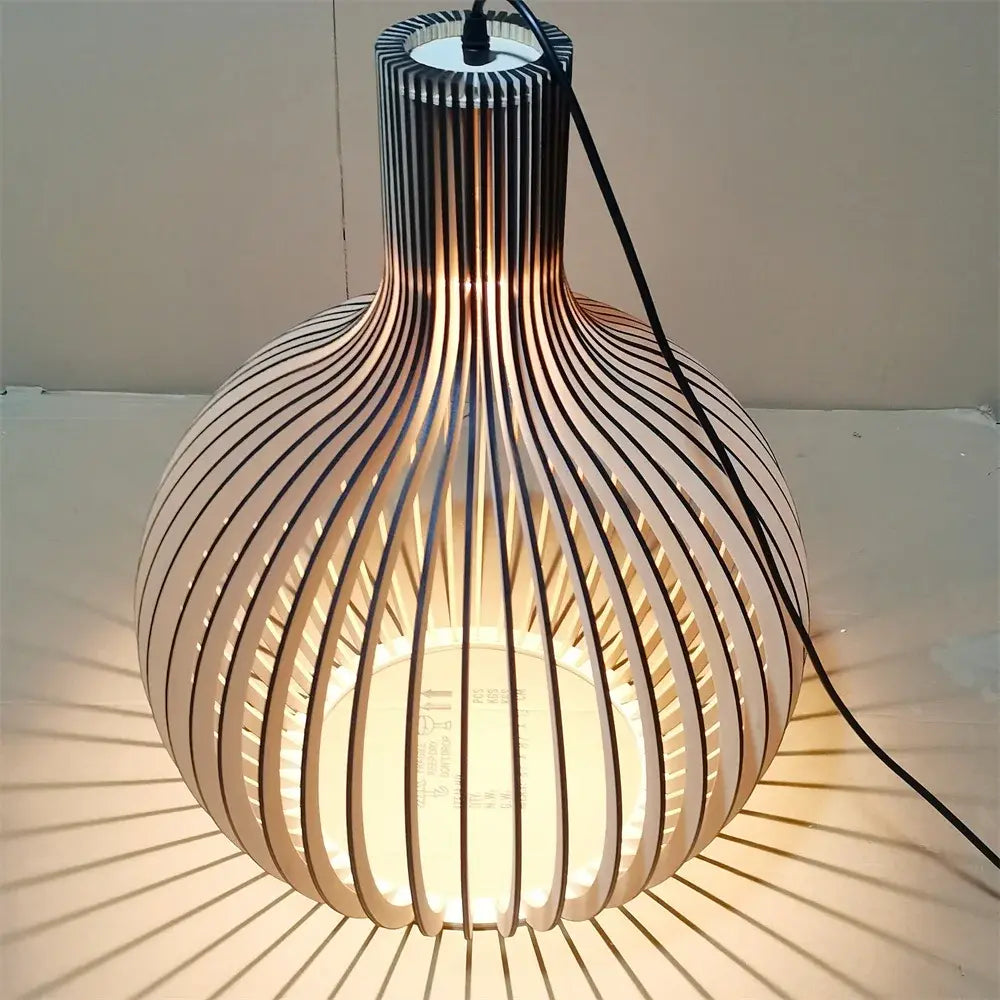 Houten hanglamp Ø35cm Ø45cm Ø55cm | Olivia