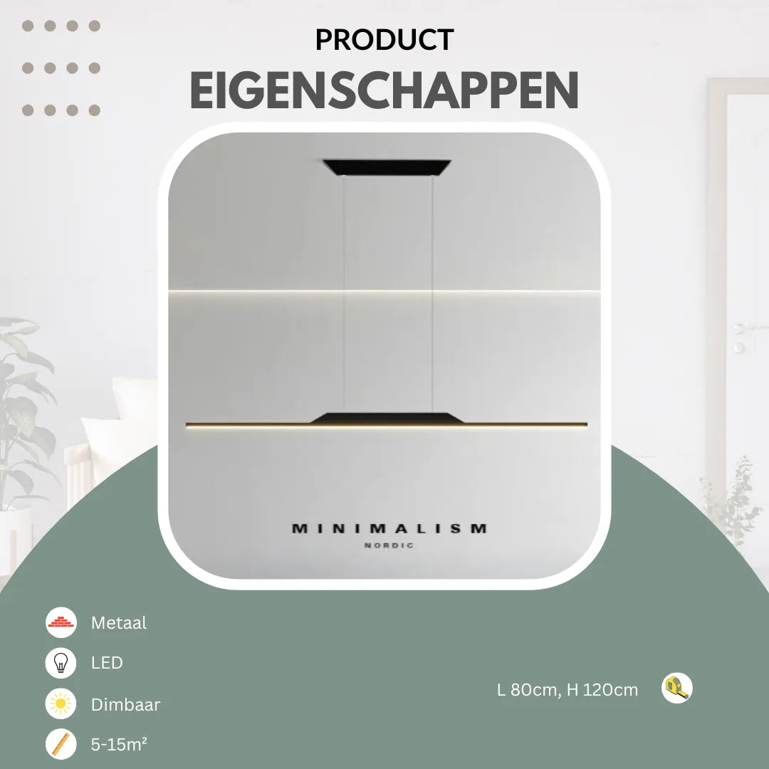 Minimalistische hanglamp kookeiland | Glød