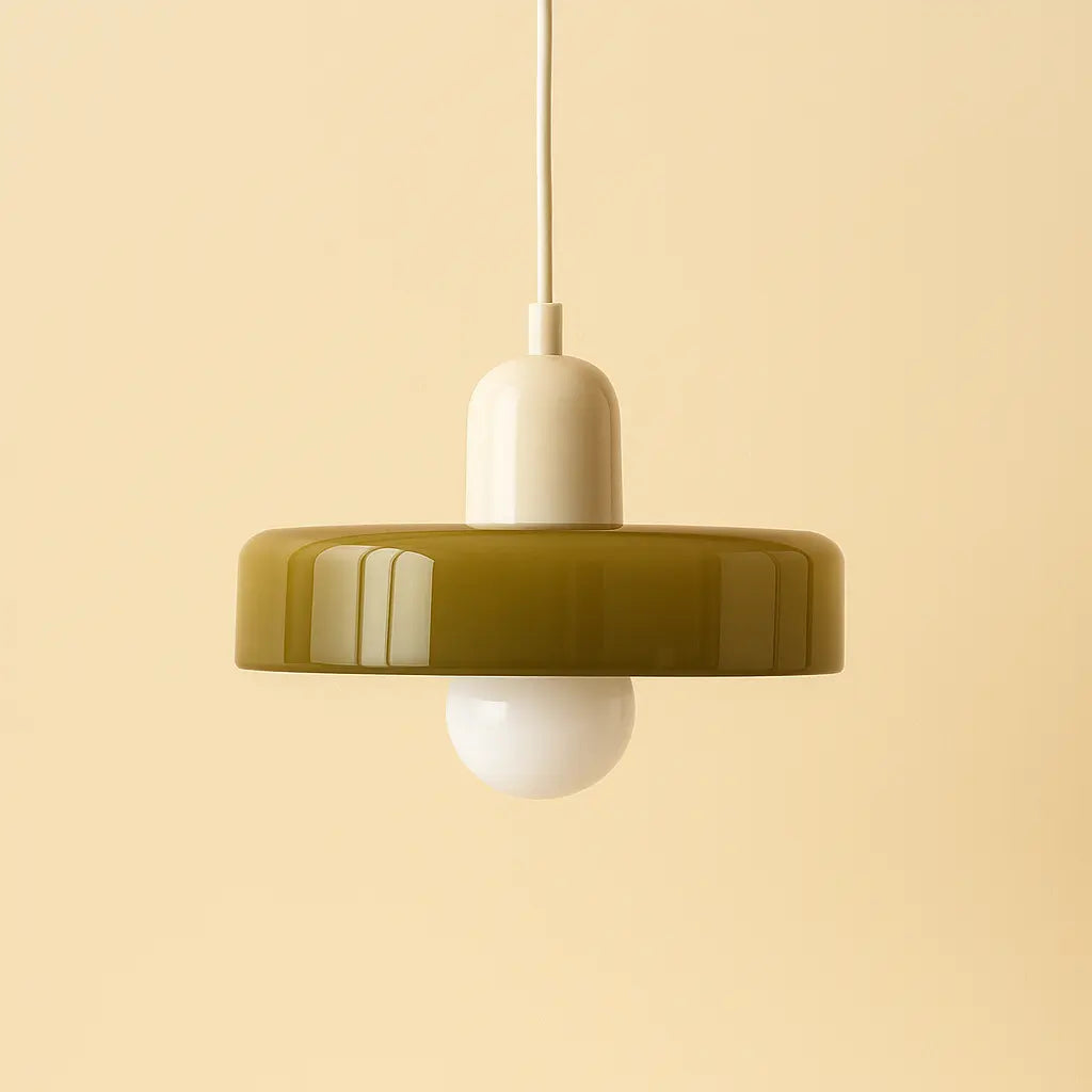 Retro hanglamp met glas | Beatrice