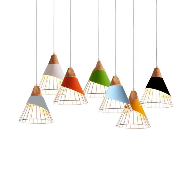 Scandinavische hanglamp, in 7 kleuren | Dånsk